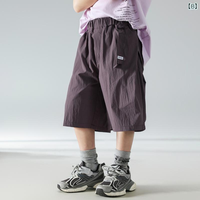 ビジョンストアのセットアップ キッズ 男の子 半袖 タンクトップ ハーフパンツ 上下セット トップス ボトムス ズボン 夏物 薄手 速乾 ドライ 運動 スポーツ カジュアル 部屋着 普段着 ルームウェア 子供服 ジュニア おしゃれ 通学園 通園 通学｜アングル3