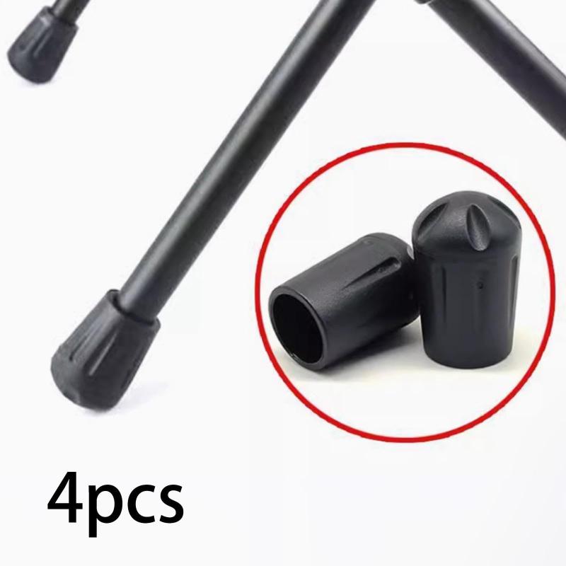 Folpus【2025新登場・椅子用フットカバー】 4 個セット キャンプ用チェアフットカバー 脚キャップ 交換用 ゴム製 滑り止め チェアパッド プロテクター 折りたたみ椅子 チェアレッグ カバー 沈 vision-stores-10230445 ビジョンストア サンプル画像3