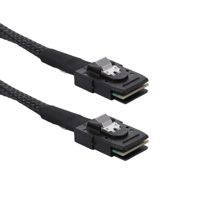 xiwai 70cm 内蔵ミニSAS 36ピン SFF-8087 - Mini SAS 36pin SFF-8087サーバーハードディスクRAIDデータケーブル。