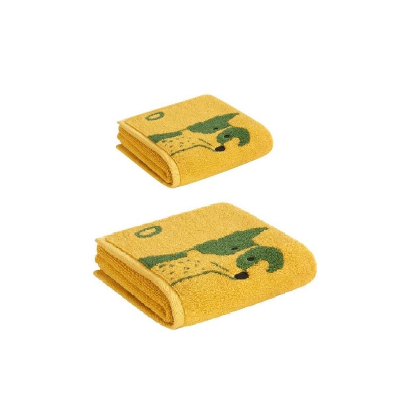 Moecat Life タオル セット フェイスタオル ハンドタオル 2点セット 上質 綿100％ かわいい 動物柄 vision-stores-10246749 ビジョンストア サンプル画像3