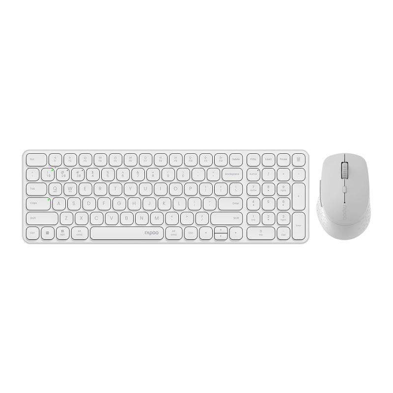 RAPOO 9360M ワイヤレス キーボード マウス セット ブレードシリーズ E9310M 超薄型 99キー キーボードとM300G サイレント マウス 4台デバイス同時接続可能 静音 コンパクト バッテリー式電源 Windows