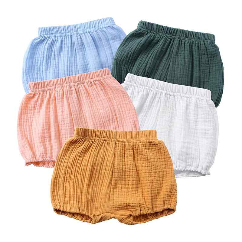 ・スタイル: 韓国風・素材: コットン 95%・パンツ丈: ショートパンツ・対象性別: ユニセックス・対象年齢: ベビー・キッズ（1～3歳、身長80～100cm）・デザイン: PPパンツ・生地加工: ソフト加工・柄: 無地・テイスト: スポーツ、キュート、トレンド・ウエスト: ミドルウエスト・カラー展開: ホワイト、イエロー、グリーン、ピンク、ライトブルー・サイズ展開: 70cm、80cm、90cm、100cm、110cm・カテゴリ: キッズパンツ