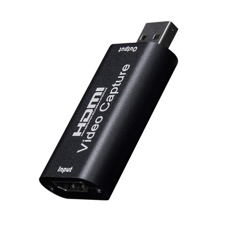 超小型 USB2.0対応 1080p HDMIキャプチャーカード ビデオキャプチャーボード ゲーム実況生配信・画面共有・録画・ライブ会議用 UVC(USB Video Class)規格準拠 電源不要 持ち運びに便利