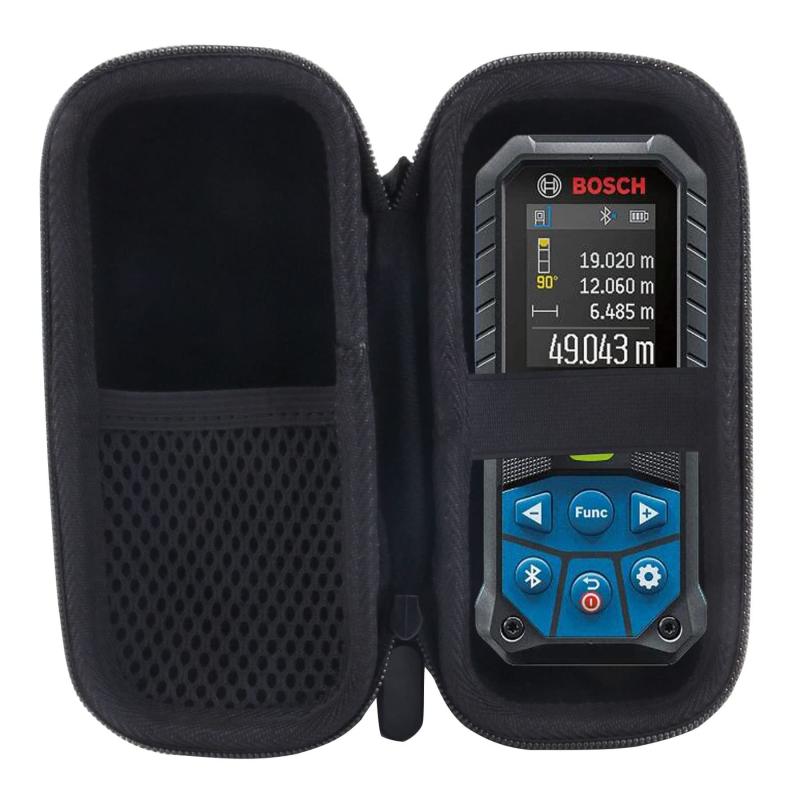 収納ケース用の BOSCH (ボッシュ) GLM 50-27CG / GLM 50-23G レーザー距離計保護収納ケース収納ケース用の BOSCH (ボッシュ) GLM 50-27CG / GLM 50-23G レーザー距離計保護収納ケース材質：耐久性のある高級ハードEVA素材、優れた肌触り、中身の柔らかい保護。：耐久性のある高級ハードEVA素材、優れた肌触り、中身の柔らかい保護。用途：保管保護、汚れ、衝撃、磨耗を防ぐことができ、ハードシェルは耐衝撃性、防塵、半防水性能を持ち、中身を保護することができます。デザイン：コンパクトで軽量なデザイン、持ち運びや保管が簡単、旅行や家庭での保管におすすめ。インナーサイズ：14CM*5.5CM*5CM ご注意: だけ収納袋で販売（機器および付属品は含まない）