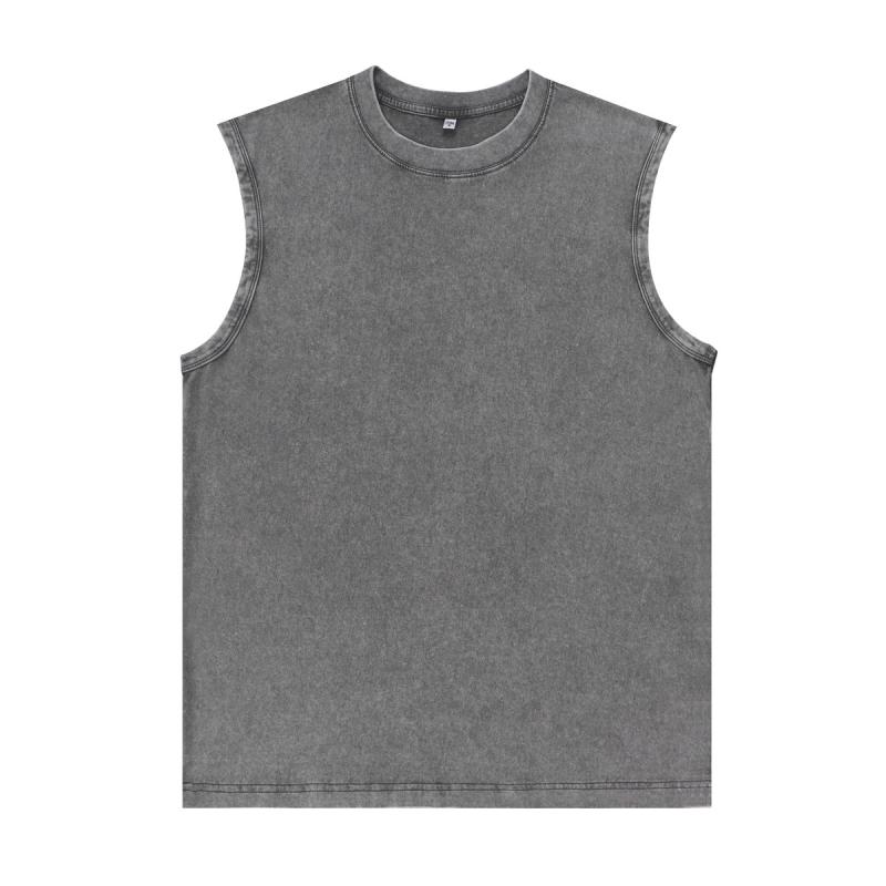 タンクトップ メンズ 男性用 ノースリーブ トップス Tシャツ 100% コットン 綿 洗い加工 ウォッシュ加工 ヴィンテージ風 レトロ アメリカン カジュアル 重ね着 インナーシャツ ルームウェア 部屋着 普段使い 伸縮性 吸汗速乾 通気性 軽量