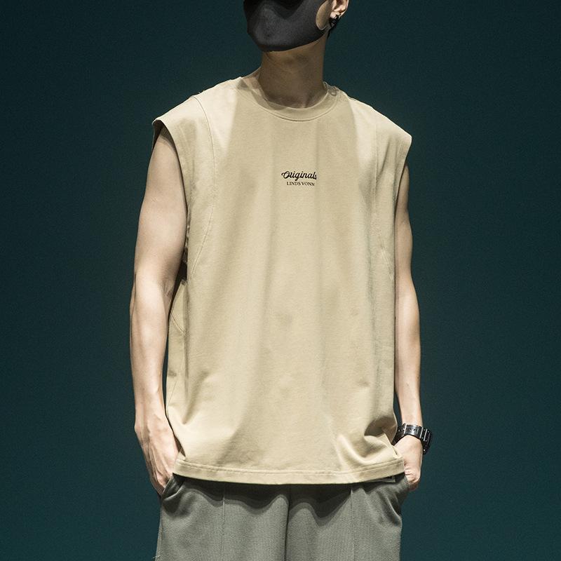 タンクトップ メンズ ノースリーブ Tシャツ 軽い 厚手 涼しい 重ね着 トップス カットソー 部屋着 スポーツ 運動用 普段使い 通気性 吸汗性 カジュアル インナーシャツ 無地 シンプル トレンド 流行り スポー