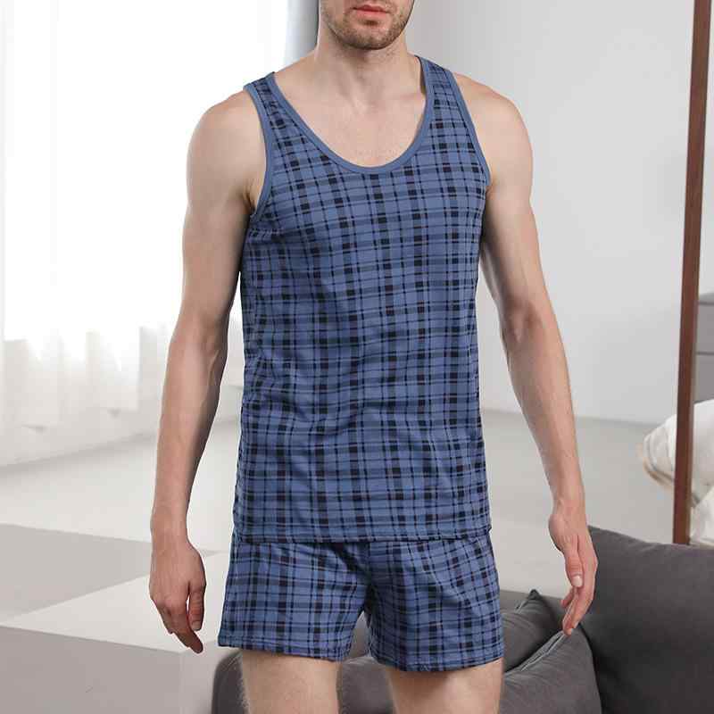 タンクトップ メンズ 男性用 ノースリーブ インナー 下着 肌着 ランニングシャツ トップス 上着 セットアップ 上下セット パンツ ズボン ボトムス ハーフパンツ 中老年 シニア 紳士 綿100% コットン 運動 スポーツ 部屋着 ルームウェア 普段使 vision-stores-10277243 ビジョンストア パッケージ画像