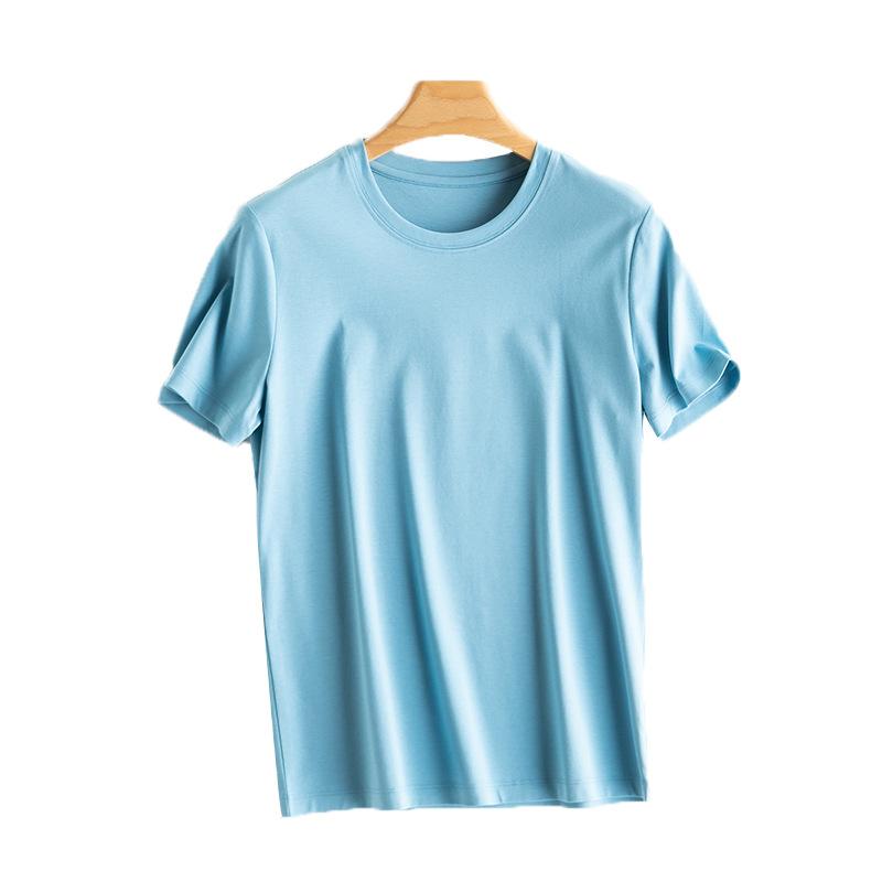 Tシャツ レディース カットソー 半袖 丸首 クルーネック 桑蚕丝 シルク コットン 接触冷感 薄手 涼しい トップス インナー プルオーバー 無地 通気性 快適 普段使い カジュアル オフィス 通勤 通学 シンプル ナチュラル アイボリー