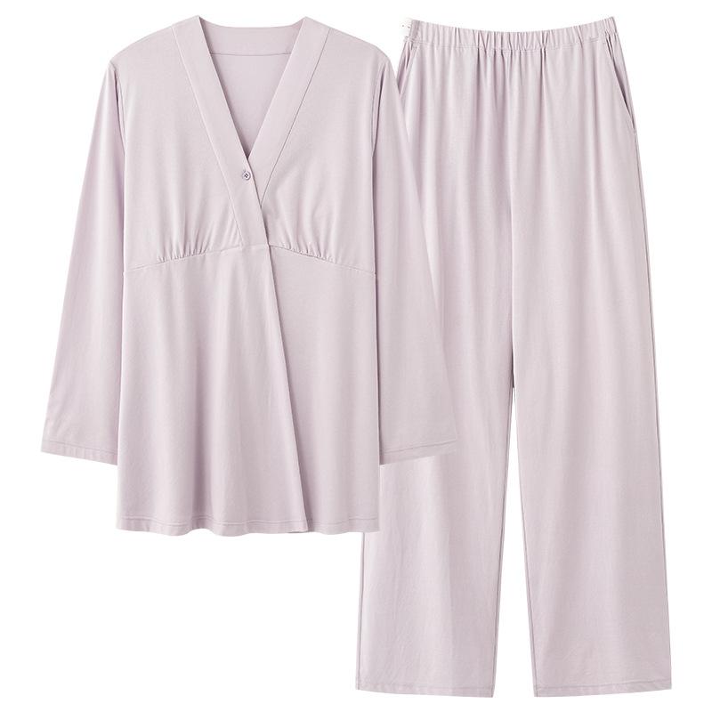 マタニティ パジャマ レディース 春夏 前開き 授乳服 産後 妊婦 綿 部屋着 ルームウェア カップ付き・素材: 綿・スタイル: セットアップ・主素材成分: 綿・主素材成分含有率: 90%〜95%未満・袖丈: 長袖・パンツ丈: 長ズボン・カラー展開: 18052Y(純綿)、18050Y(純綿)、18051Y(純綿)、18053Y(純綿)、35474Y(ポリエステル・綿)、35475Y(ポリエステル・綿)、35476Y(ポリエステル・綿)、35477Y(ポリエステル・綿)、35463Y(ポリエステル・綿)、35465Y(ポリエステル・綿)、26095Y(モダール綿)、26096Y(モダール綿)、26098Y(モダール綿)、26099Y(モダール綿)、26100Y(モダール綿)、26101Y(モダール綿)、26102Y(モダール綿)・サイズ展開: M、L、XL、XXL・ファッションスタイル: シンプルカジュアル・生地の厚さ: 適度(161-180g/平米)