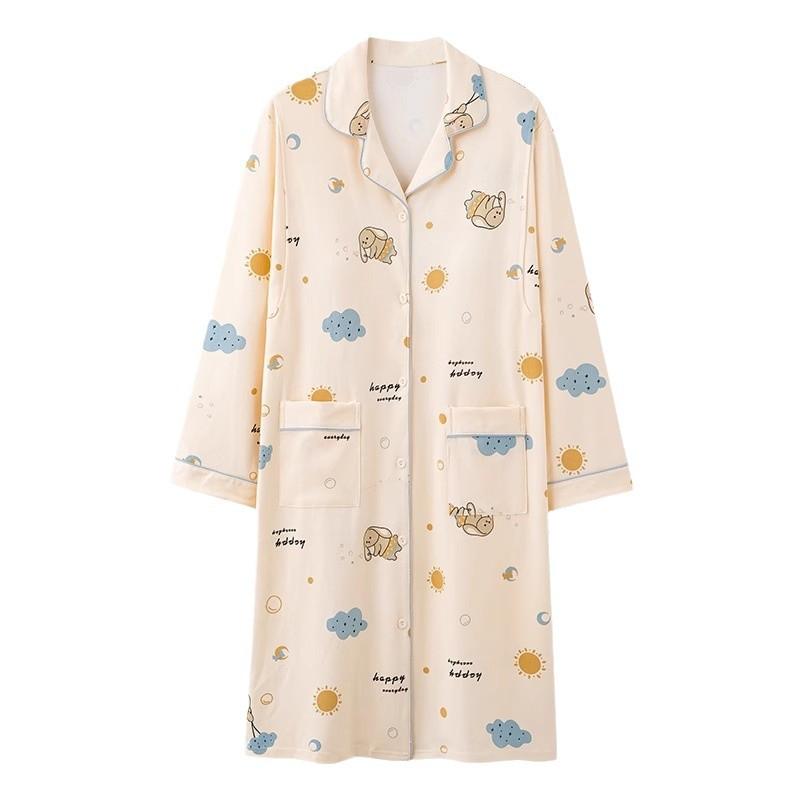 マタニティ パジャマ レディース ロング丈 産褥期用 授乳用 綿 パッド付き 授乳口付き 部屋着 ルームウェア 長袖 秋 冬 オールシーズン 無地 妊婦服・素材: 綿100%・スタイル: カーディガン・袖丈: 長袖・丈: ロング丈・スタイル: ラグジュアリー・生地の厚さ: 適度(181-200g/平米)・カラー展開: 11992-DK1009, 11994-DK1059, 11989-DK1007, 11990-DK1010, 11991-DK1008, 11993-DK1011, 11995-DK1058, 11996-DK1061, 11997-DK1062, 11998-DK1060・サイズ展開: M, L, XL, 2XL