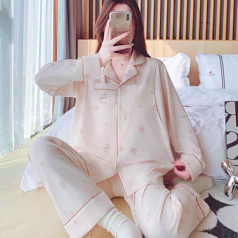 パジャマ レディース カーディガン 襟付き かわいい オールシーズン 長袖 ルームウェア 授乳服 産前 産後 マタニティ 部屋着 リラックスウェア 柔らかい 肌触り良い 前開き ボタン 妊婦服 上品 カジュアル シンプル 無地