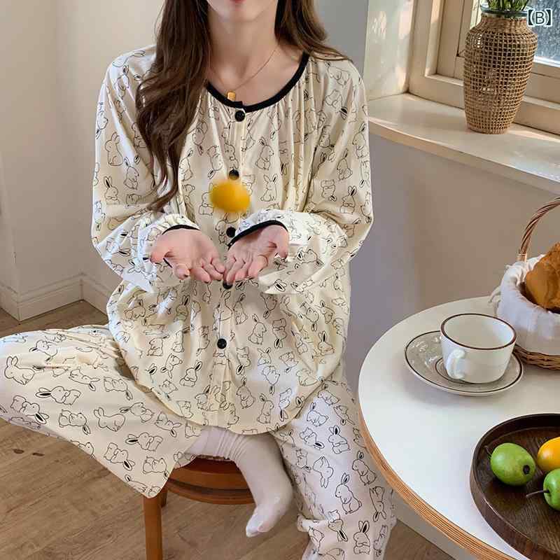 パジャマ レディース マタニティ 授乳服 春秋 綿100％ ルームウェア 産後 妊婦用 ...