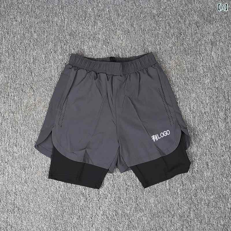ハーフパンツ メンズ 接触冷感 速干 伸縮性 フェイクレイヤード スポーツウェア ショートパンツ バスケットボール トレーニングウェア 吸汗 通気性 快適 カジュアル 春夏・パンツ丈: 短パン・誤差範囲: 約3cm・性別: 男性・対象年齢層: 成人・スタイル: カジュアル、スポーツカジュアル・生地名称: ナイロン・生地成分: ナイロン50%・裏地有無: 有り・裏地名称: ナイロン・裏地成分: ポリエステル50%・用途: ランニング・日常用途: スポーツ・カラー展開: グレー、ブラック・サイズ展開: M,L,XL,2XL,3XL・機能: 速乾・ウエスト: 中腰・シルエット: ルーズ・カテゴリ: パンツ