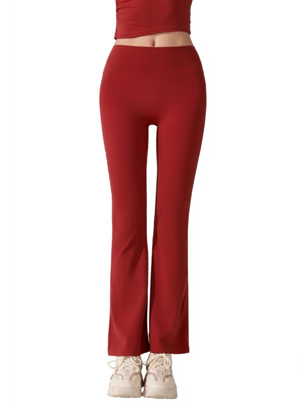 ヨガパンツ レディース フレアパンツ 美脚 レギンス スポーツウェア トレーニングウェア 高腰 ハイウエスト 伸縮性 抗菌 裸感 動きやすい フィットネス 運動用 普段使い スタイルアップ 美尻 無地 ヨガ フィットネス スポーツ・カラー: 千粉玫瑰, 节奏红, 盐水藍, 云灰色, 丝藍, ブラック, ネイビー, 李子红・機能: 吸汗・素材: 抗菌裸感素材・サイズ: S, M, L, XL・ボトムススタイル: 微フレア・パンツ丈: ロング・材質成分: ナイロン81%, スパンデックス19%・対象: 女性