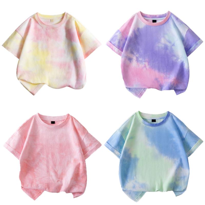 Tシャツ 女の子 キッズ 半袖 カットソー タイダイ グラデーション トップス 夏服 おしゃれ 子供服 vision-stores-10337172 ビジョンストア パッケージ画像