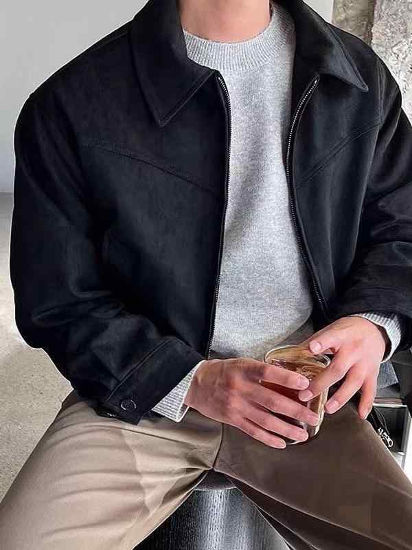 ジャケット メンズ スエード調 襟付き 高級感 棕色 普段使い シンプル 春秋 カジュアル アウター トップス・カテゴリ: 夾克・機能: 耐磨、防風・スタイル: 運動・領型: 翻領・版型: 寛松型・連帽有無: 不連帽・厚さ: 普通・柄: 無地・誤差範囲: 1-3cm・素材: ポリエステル100%・裏地: アセテート繊維100%・着用シーン: 日常・デザイン詳細: 多ポケット・裾デザイン: 直裾・加工: 形態安定処理・着丈: 通常・ポケット: サイドポケット・着用スタイル: アウター・袖丈: 長袖・カラー展開: ブラック、ブラウン・サイズ展開: M,L,XL,2XL,3XL,4XL・袖型: 通常・対象年齢: 大人・性別: 男性