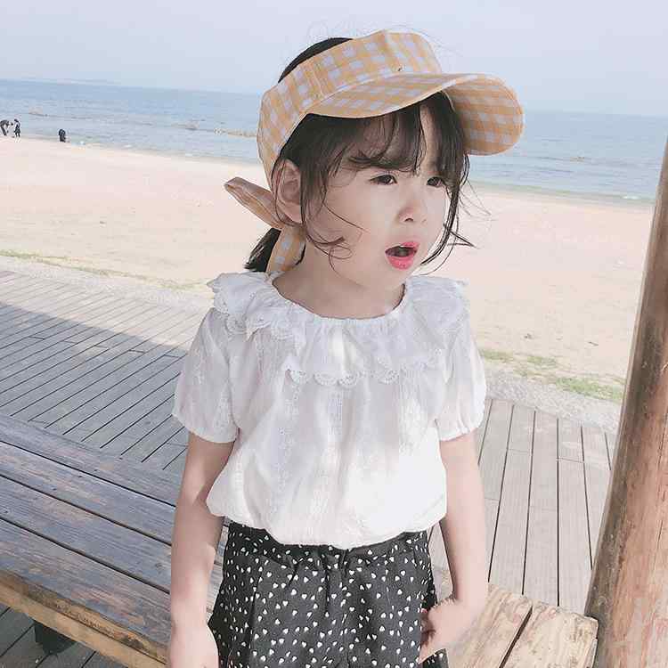 シャツ キッズ 女の子 0歳 1歳 2歳 3歳 4歳 5歳 6歳 子供服 ブラウス 半袖 トップ...