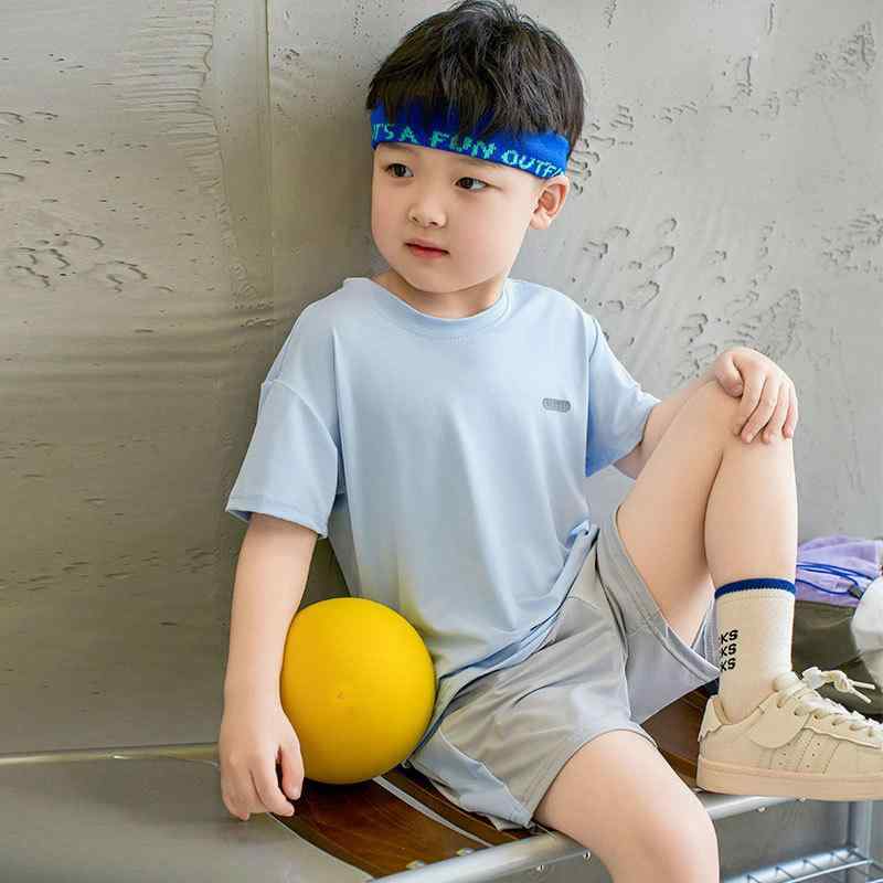 セットアップ キッズ 男の子 女の子 半袖 ハーフパンツ 無地 メッシュ 通気性…