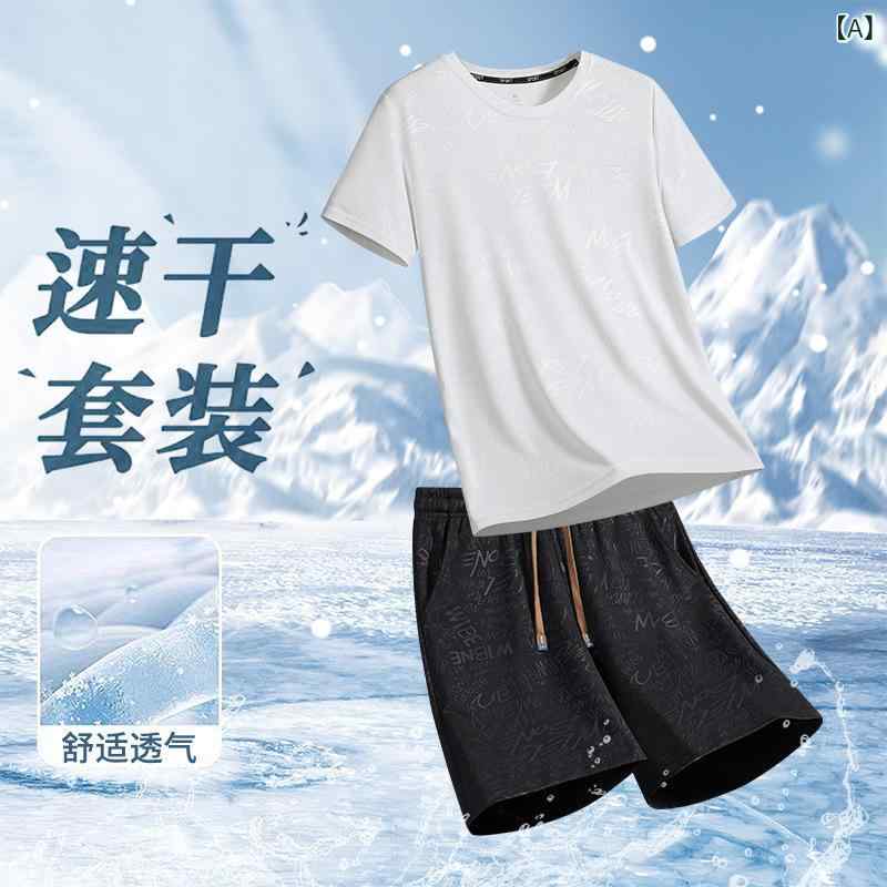 メンズ Tシャツ、 トレンディで かっこいい カジュアルショートパンツ、 スポーツ ウェア、 夏 用 半袖 セット、 ストリート ファッションカテゴリー: スタイル: スポーツ厚さ: 普通の商品番号: 86048パンツ丈: ショーツトップスタイル: Tシャツトップス袖丈: 半袖フードをかぶるかどうか: フードなし季節に合わせて: Summer淘宝網のカテゴリー: ユースファッション（18～24歳）生地名: コットン主な生地構成: ウサギの毛皮主な生地成分の含有量: デフォルト項目該当するシナリオ: スポーツ発売年・発売時期: 2025年春ブランド: ミンヤオ色: 白,黒,Blue,ライトグレー,濃い灰色,アプリコットサイズ: M,L,XL,2XL,3XL,4XL,5XL主な下流プラットフォーム: ,,,アリエクスプレス,独立したステーション,LAZADA,その他主なエリア: アフリカ,ヨーロッパ,南アメリカ,東南アジア,North America,北東アジア,中東,その他製品カテゴリー: メンズカジュアルスーツ