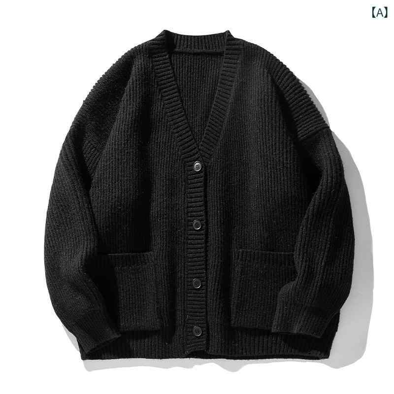 厚手 ニット 素材 カーディガン セーター、 秋冬 新作 和風、 カップル 向け、 万能、 シンプル、 無地 ニット ジャケット qカテゴリー: 素材機能: 暖かくしてください商品番号: K4089ブランド: ハン・ルースタイル: カーディガン,ストリートトレンドバージョン: ルーズタイプ首輪の種類: Vネック袖丈: 長袖厚さ: 普通のスタイル詳細: 質感淘宝網カテゴリー: ユースファッション(18～24歳)在庫があるかどうか: はい在庫の種類: 注文全体群衆に適しています: 若者発売年・シーズン: 2024年冬生地名: その他主な生地構成: ポリエステル繊維(ポリエステル)主な生地成分の含有量: 100適用可能なシナリオ: レジャー適した季節: 秋対象者: 若者色: 黒,カーキ,乳白色,グレーサイズ: S,M,L,XL,XXL,XXXL職人技: いいえ主要な下流プラットフォーム: ,,,アリエクスプレス,独立したステーション,LAZADA,その他主なエリア: アフリカ,ヨーロッパ,南米,東南アジア,北米,北東アジア,中東,その他認可されたプライベートブランドます: はい専用の源ですか?: はいオリジナルデザイン: はい品質検査報告書の有無: いいえ対象年齢層: 大人対象性別: 男性ラベルを取得する: 襟ネーム付き製品カテゴリー: ニットセーター仕入れタイプ: ソースファクトリータグ: タグ付き