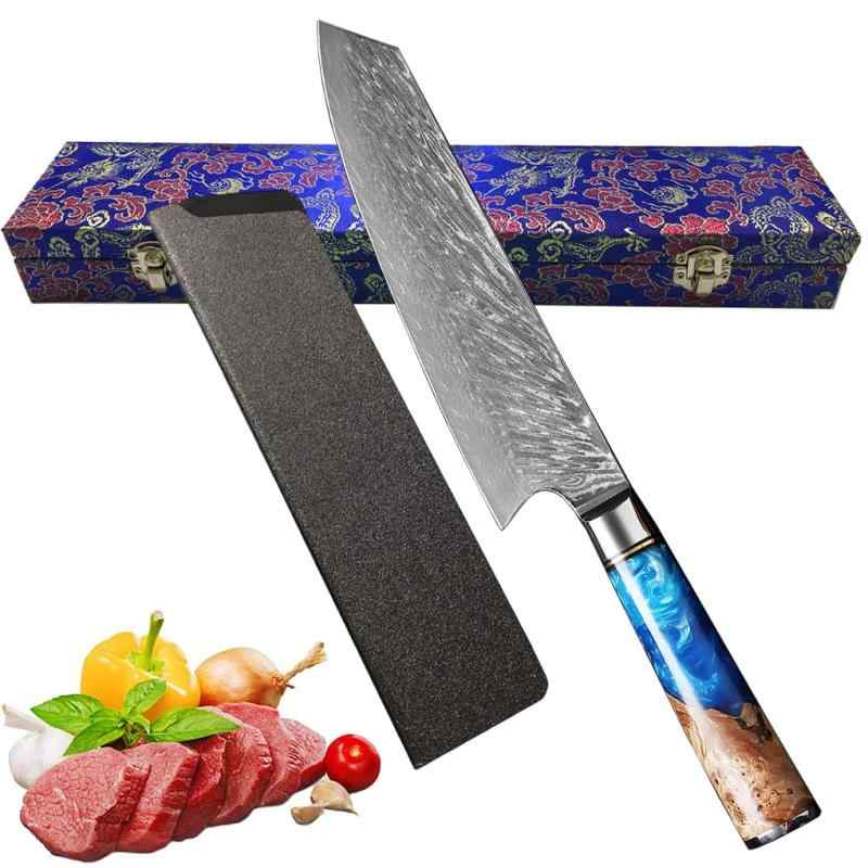 Utaki 牛刀 肉切り包丁 ダマスカス V金10号 刃渡り240mm 万能包丁 よく切れる 料理 ステンレス 美しい高級67層ダマスカス包丁