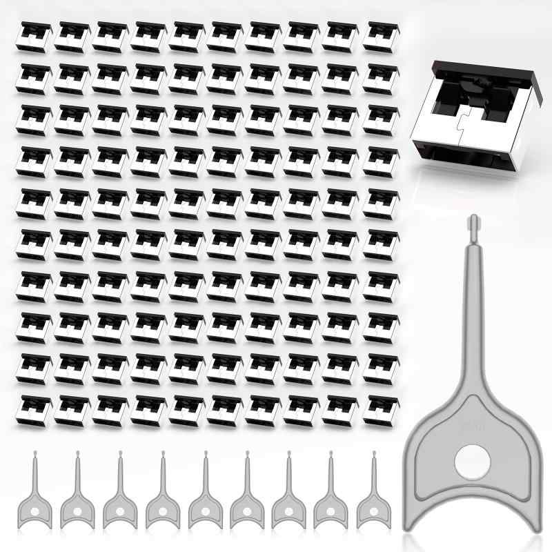 USBメタルポートロックブロッカー - PC/ノートパソコン用USB-Aポートプロテクター、盗難防止データセキュリティロック、防塵・防湿カバー、着脱式Type-Aコネクタ【🔒 もうデータ盗難の心配はもう不要】 コンピューターを離れても安心ミリタリーグレードのメタルUSBポートロックは、USBポートを物理的にブロックし、ハッカーによるファイル、写真、企業秘密の盗難を防止します。まるでスマホケースを付けるかのように簡単にプライバシーを守ります。【💻 デバイスの寿命を30%延ばす】 実験室で実証済み：ほこりを遮断することでUSBポートの故障を75%削減修理費用を数百ドル節約できます。お子様のいるご家庭や埃っぽい職場に最適です。【⏱️ 3秒でセキュリティ強化】 靴紐を結ぶよりも簡単工具は不要。差し込んで回すだけ。旅行に持っていけば、ホテルのコンピューターを数秒でロックできます。【🔑 バックアップキーで安心】 緊急キー10個付属（人生には起こりうる事態を想定しています）。万が一紛失しても慌てる必要はありません。アクセス回復のお手伝いをいたします。自分のデバイスを保護できます。【🛡️ チャイルドプルーフ &amp; 従業員保護】セキュリティ対策で、お子様が勝手にUSBドライブを挿入してしまう（破損したファイルはもう心配無用）、従業員が許可していないデバイスを接続してしまう（生産性向上）、清掃員が誤って露出したポートを損傷してしまうといった心配はもう不要です。