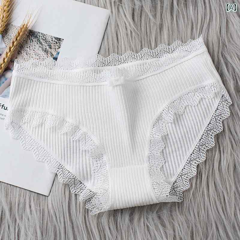 ショーツ レディース インナー 下着 パンツ ランジェリー 日系 コットン レース セクシー 通気性 ミドルウエスト ローライズ スタンダード 下着レディース 響きにくい かわいい 婦人 伸縮性 フィット感 普段使い デイリー