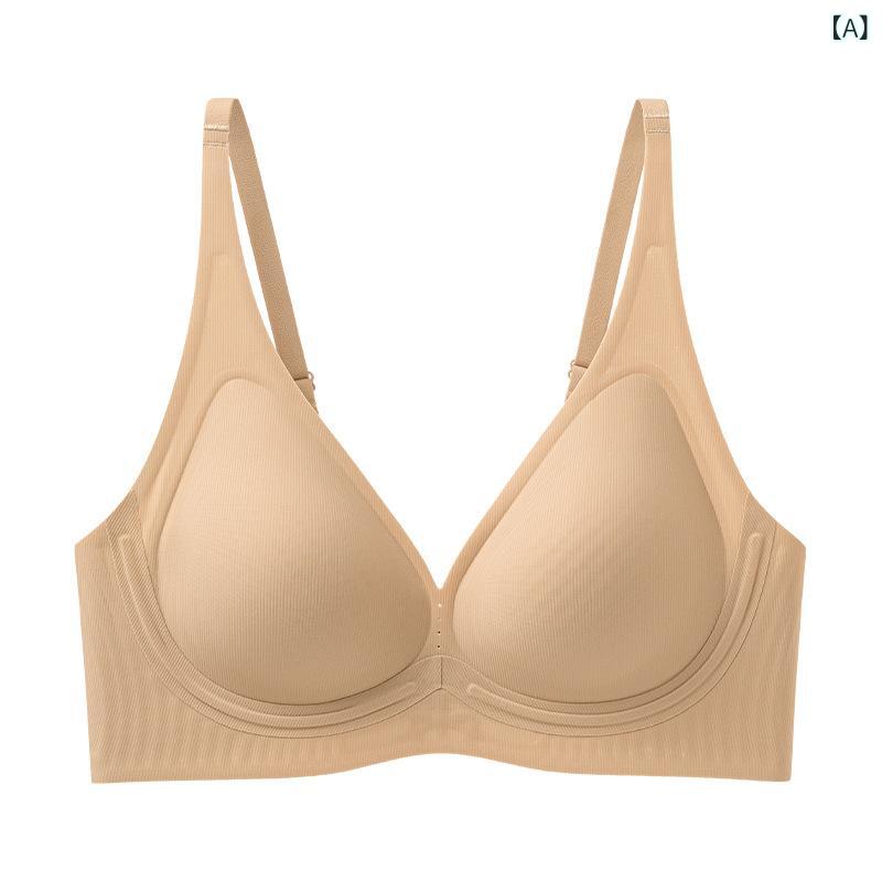 ブラジャー レディース インナー 下着 ノンワイヤー 補正下着 脇高 谷間メイク 脇肉 すっきり リフトアップ 楽ちん ノンワイヤーブラ 無地 無痕 接触 薄手 涼しい ひんやり 快適 通気性 高伸縮 フィット感
