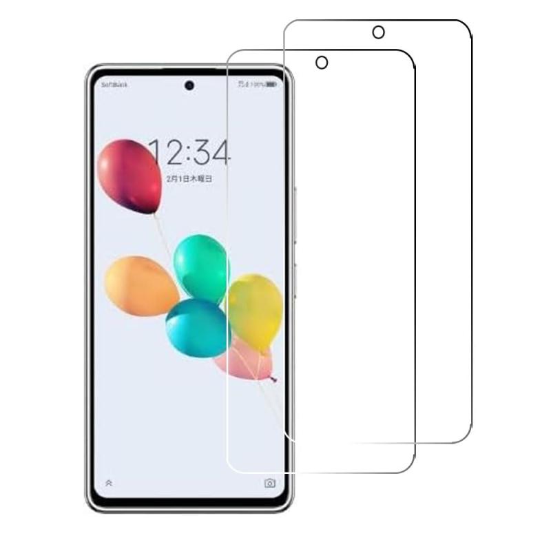 【2枚セット】FOR ZTE あんしんファミリースマホ SoftBank A303ZT フィルム強化ガラス旭硝子製9 H硬度FOR ZTE あんしんファミリースマホ SoftBank A303ZT スクリーン保護明らかな気泡がなく、貼りやすい