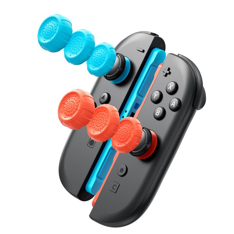JEMDO サムグリップ Nintendo Switch 2 (2025) 対応 6個セット 3段階高さ