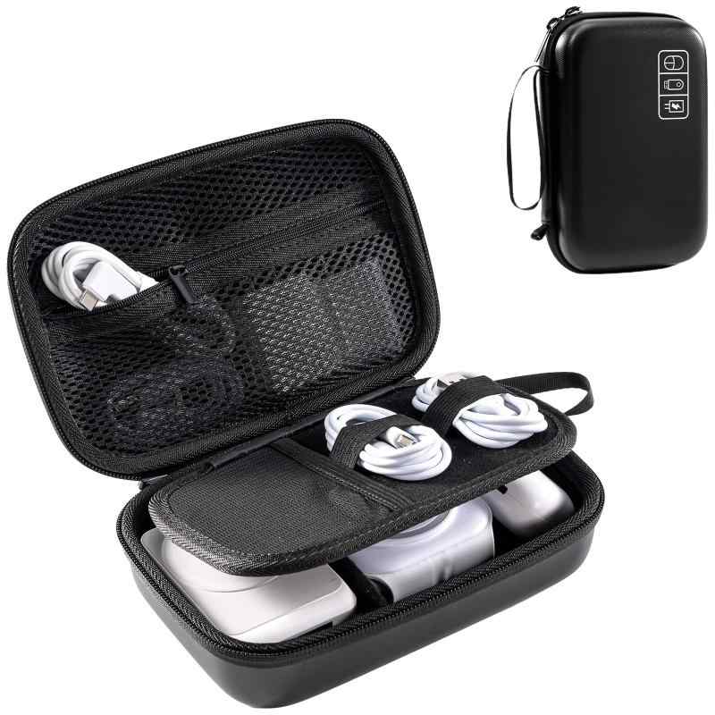 ProCase ガジェットポーチ、防水性のあるEVA材、大容量、3層仕組み MacBook アダプタ・ Magic Mouse 2・ USB Flash Disk・SD収納、スマホ・タブレット充電・ケーブルの小物入れ、PC周辺アクセサリーの整 vision-stores-10397336 ビジョンストア パッケージ画像
