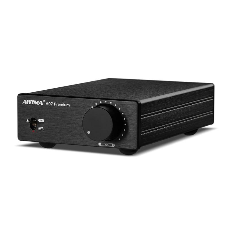 AIYIMA A07 Premium TPA3255 パワーアンプ 300Wx2 D級ステレオデジタルオーディオアンプ 2.0chアンプ パッシブスピーカー用ホームオーディオ（A07＋DC32V電源アダプター）このAIYIMA A07 Premium パワーアンプは、TPA3255D2アンプチップとNE5532オペアンプチップを採用し、非常に静かで、簡単に設定することができます、それはホームオーディオのステレオシステムのための素晴らしいミニオーディオのコンポーネントアンプです。最大出力600WのA07ステレオ・レシーバー・アンプは、真のプレミアム音質を実現するTI TPA3255高性能クラスDパワー・アンプ・チップを搭載しています。 高度な統合フィードバック設計と独自の高速ゲートドライバエラー補正技術（PurePath Ultra-HD）を特徴とするTPA3255は、ADモードで動作し、全高調波歪み（THD）10%で4Ω負荷315W×2、8Ω負荷150W×2を最大駆動できます。3.5mm AUXプリアウトとRCAオーディオ出力：フルレンジ出力用3.5mmポート、「プリアウト」レベルはボリュームで制御、スピーカー、アンプ、アクティブサブウーファーアンプなど、あらゆるアクティブデバイスに接続可能。）A07 Premium ミニパワーアンプはNE5532デュアルオペアンプチップを採用。 OPAシリーズ、LMシリーズ、MUSESシリーズなどへのアップグレードや交換が可能です。ブックシェルフスピーカーアンプ/デスクトップアンプ/パッシブスピーカーアンプなどとして使用することができます。DC 32V 電源アダプターが付属しており、48V/10Aなど最大300W x2出力が得られる強力な電源をアップグレードできます（工業用電源は使用できません、使用する正しいパッシブスピーカーの電源を選択してください）。日本製ELNAコンデンサー、63Vフィルターコンデンサー、WIMAコンデンサー、その他オーディオマニア・グレードの有名な部品を使用し、卓越した性能と優れた音質を実現します。 T1 PROと組み合わせることで、ハイファイなホームオーディオシステムを構築できます。DC 32V 電源アダプターが付属しており，（工業用電源は使用できません、使用する正しいパッシブスピーカーの電源を選択してください）。