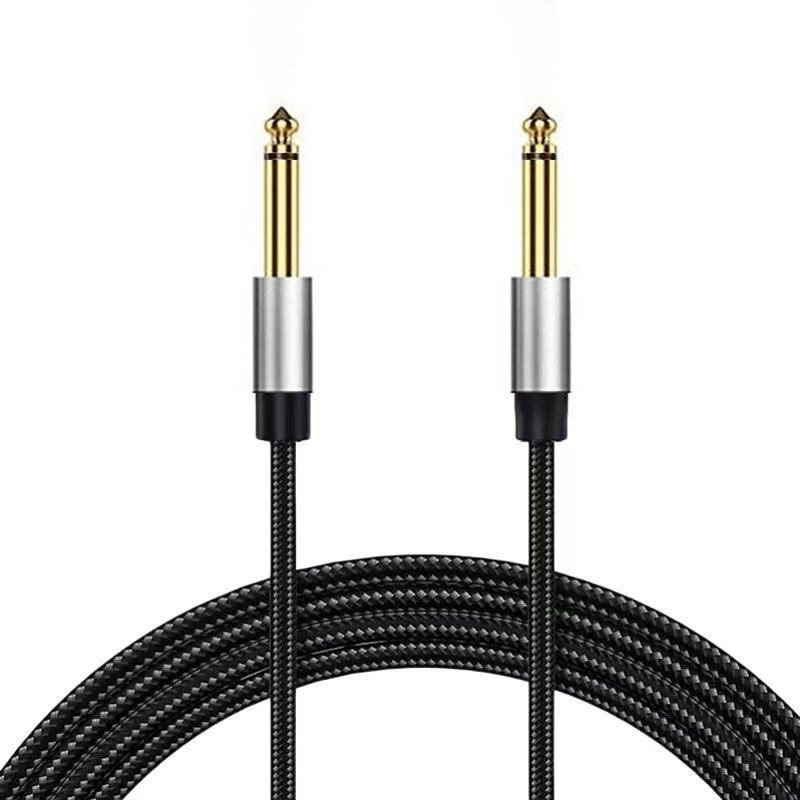 AKKerds 6.35mmギターシールド ギターケーブル スピーカー ギターアンプ 拡大 マイクギターなど エレクトロニクス 声（2m）【高級ギターケーブル】 6.35 mmケーブルは無酸素銅のコンポーネントで作られ、製品は多層検査を経て、安心して使用できる。【騒音のない永続的なギター弦】二重シールドと二重導体、耐久性と信頼性の高い透明音、低騒音、高忠実度を提供します。【耐久性】ワイヤコアの材質は純銅を採用し、手で金めっきする、高柔軟性、良好な記憶力、暴力的な曲げを恐れず。【プラグアンドプレイ】：3.5 mmポートと6.35 mmポートの間には迅速な応答と緊密な接続機能があります。使用している設備は立体音が非常に強く，マイクを必要とせずにデバイス間でオーディオを転送します。【広範な互換性】エレキギター、ベースギター、アコースティック、リミックスコンソール、アンプ、マイク、効果、デコーダ、イコライザ、電子オルガン、その他の電子機器に適しています。ちゅうい：サイズをチェックして購入してください