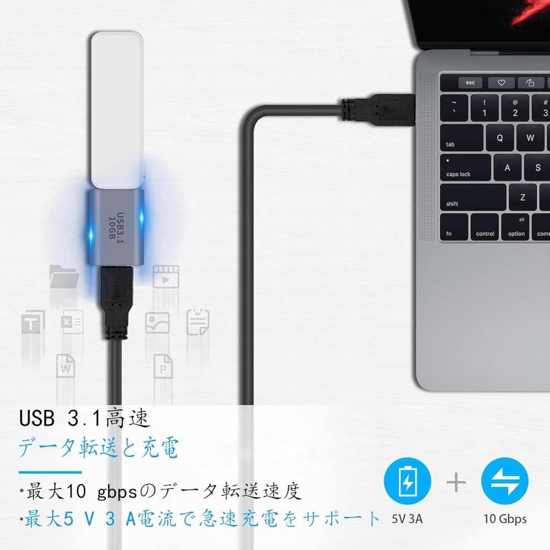 SZSL USB C to 3.1 変換アダプタ 最大10Gbps高速データ転送 OTG 延長アダプタ イヤホン vision-stores-10401712 ビジョンストア サンプル画像3