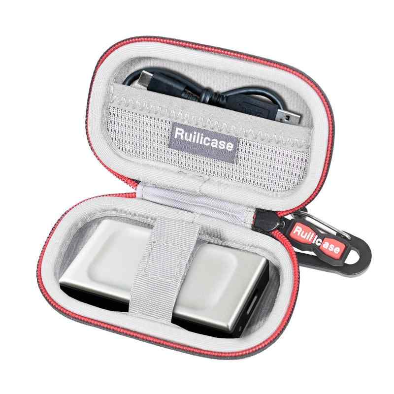 Ruilicase 収納ケース キングストン Kingston 外付け SSD XS2000/SXS2000/XS1000 500GB 500GB/1TB/2TB USB3.2 Gen2x2 対応 ストレージトラベルバッグ 保護/旅行（ケースのみ）