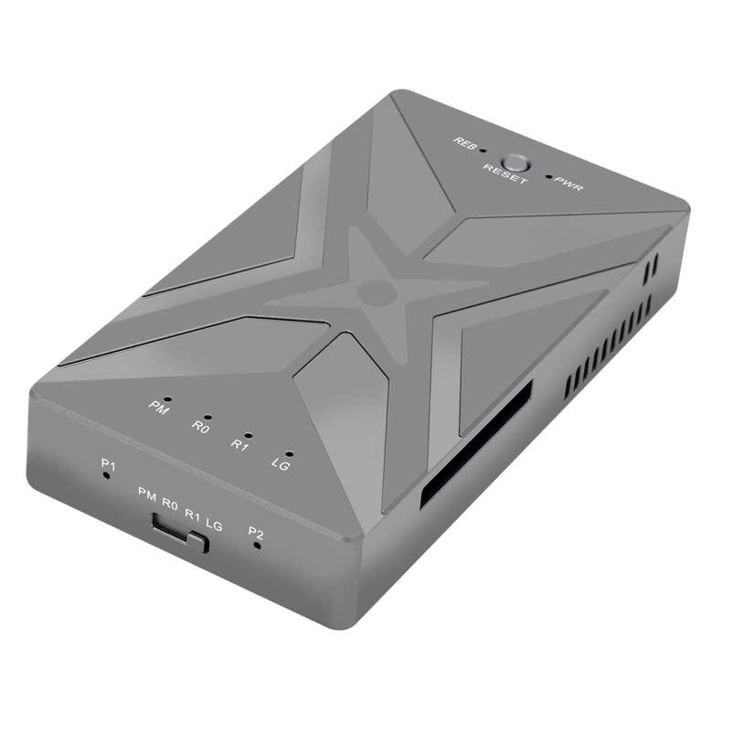 NFHK デュアルNVME M.2 NGFF Mキー - USB-C Type-C Raid0 Raid1 JOBD ビッグエンクロージャ 20Gbps ファンRaid0ハイパーアダプター付き