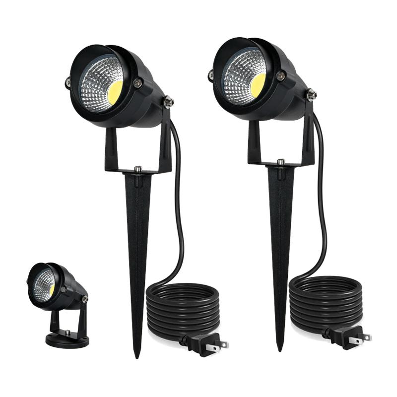 LEDクリップライト 12W 防水 電球色 2700K スポットライト 屋外 店舗用 照明 3m 防雨 コード付き 看板照明 作業用ライト 屋外・屋内兼用 六角レンチ付き 2個セット （クリップライト 電球色 ）