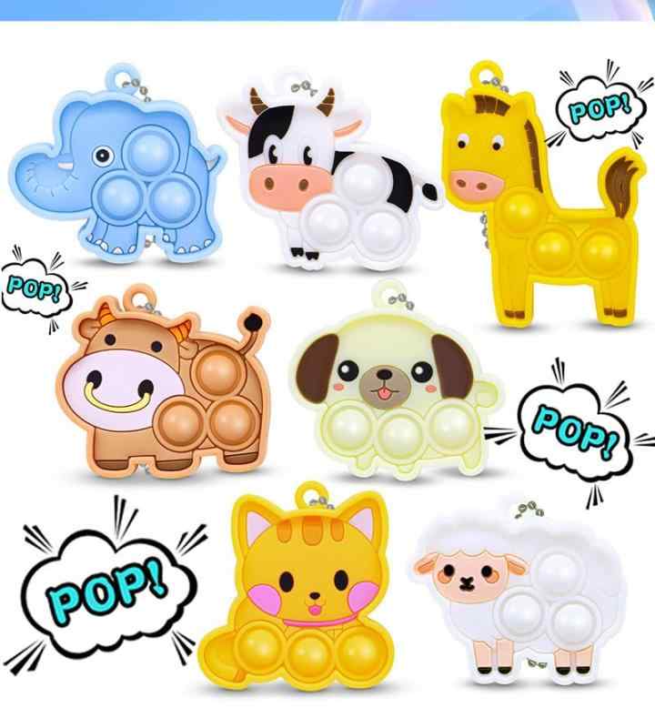 スクイーズ玩具 プッシュポップ キーホルダー フィジェット プッシュポップポップ バブル感覚 ストレス解消 知育玩具 減圧グッズ インテリジェンス発展 洗える可能 縁日 子供景品 大人兼 vision-stores-10409470 ビジョンストア サンプル画像2
