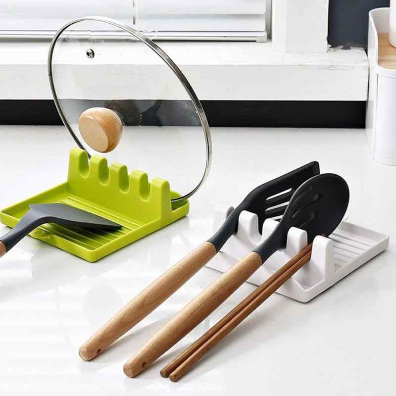 調理器具ホルダー 箸置きお玉置き 鍋ぶた置きターナー 鍋蓋スタンド 鍋ふたスタンド 鍋蓋置き 箸置き ホルダー お玉スタンド 食器 蓋ホルダー キッチン用品 調理器具ホルダー滑り止めスプ vision-stores-10409819 ビジョンストア サンプル画像3