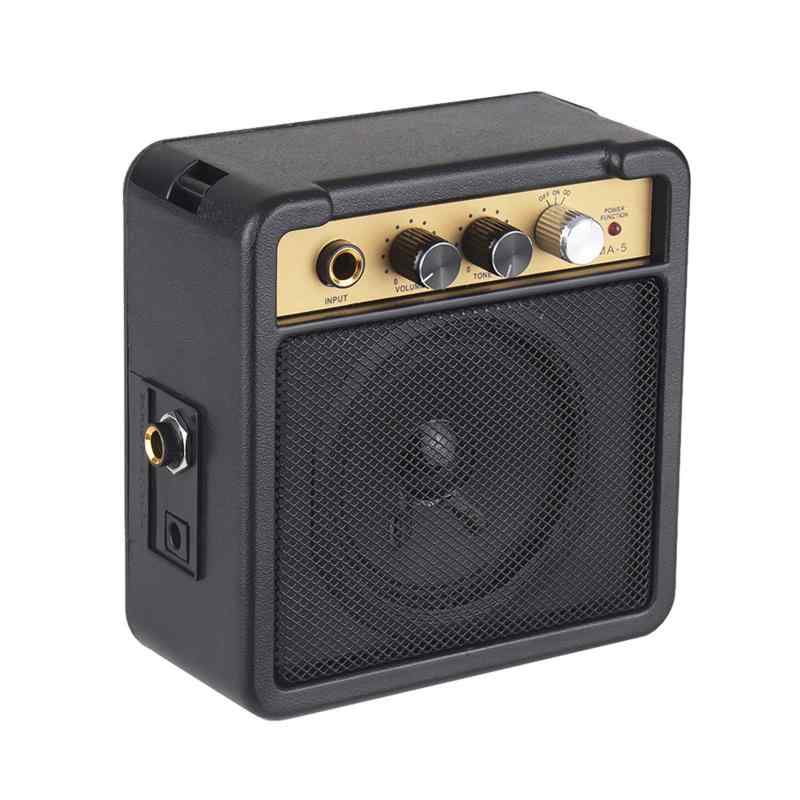 Btuty ミニギターアンプアンプスピーカー 1W 、 6.35mm 入力 1/4 インチヘッドフォン出力は、ボリュームトーン調整オーバードライブをサポート vision-stores-10410590 ビジョンストア パッケージ画像