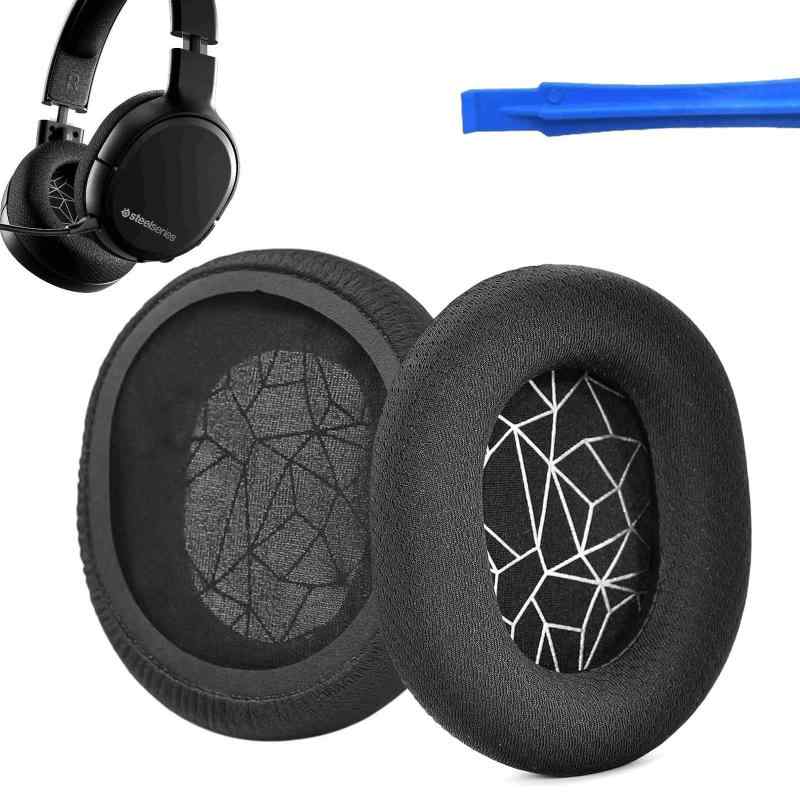 イヤーパッド FOR SteelSeries Arctis 1/Arctis 3/Arctis 5/Arctis 7/7P/Arctis 9X/Arctis Pro/Arctis prime に対応 交換 用 ヘッドホンパッド 防止音漏れ防止 <1 vision-stores-10418989 ビジョンストア パッケージ画像