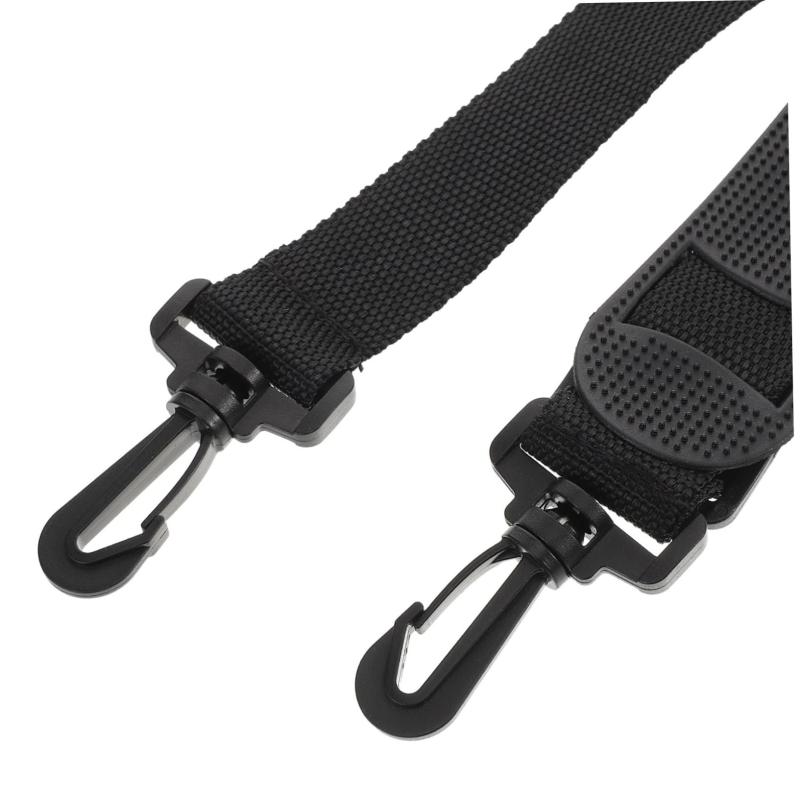 NOLITOY バイオリンケース ストラップ 80cm ショルダーベルト 交換用 肩紐 肩当てパッド付き 楽器バッグ ギターケース 軽量 プラスチックフック ブラック vision-stores-10421626 ビジョンストア サンプル画像3