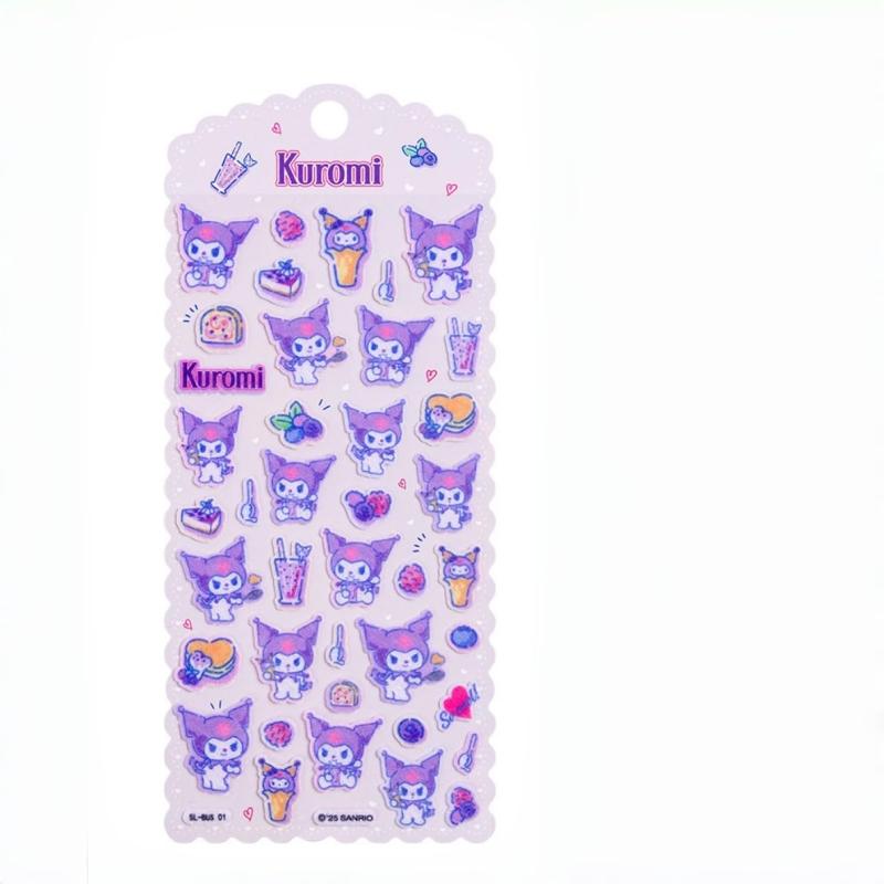ニードルフェルト ぷにぷにシール kitty 立体 3D 可愛い キャラクター 柔らか ごほうびシール 手芸用品 手帳用 装飾用 DIY用 子供 女の子 大人用 vision-stores-10426202 ビジョンストア サンプル画像2