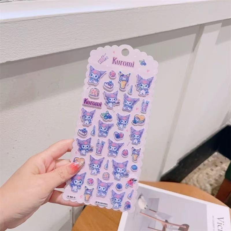ニードルフェルト ぷにぷにシール kitty 立体 3D 可愛い キャラクター 柔らか ごほうびシール 手芸用品 手帳用 装飾用 DIY用 子供 女の子 大人用 vision-stores-10426202 ビジョンストア パッケージ画像