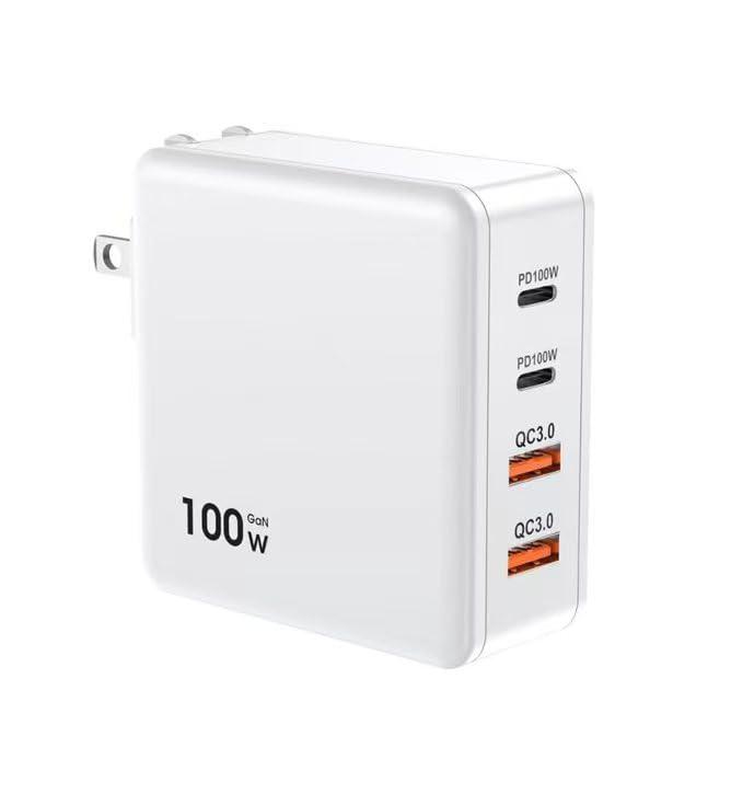 充電器 タイプc 100w PD 急速充電器 4ポート同時充電 軽量 小型 USB PD3.0/QC3.0/PPS/SCP規格 PSE認証 GaN技術搭載 折りたたみ式プラグ iPad/iPhone/Android/MacBookなど各種対