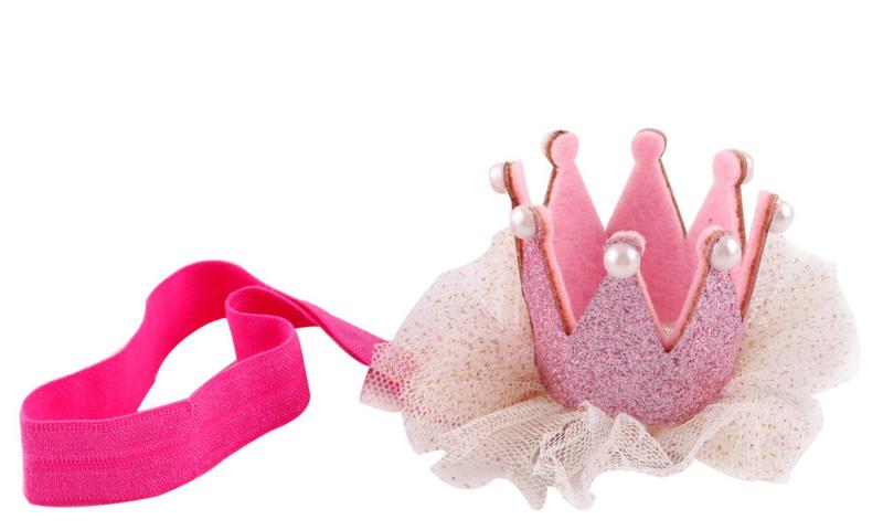 Little Thing (リトルシング) 赤ちゃん ヘアバンド ベビー 髪飾り 王冠 ヘアアクセサリー 出産祝い 結婚式 全5色 vision-stores-10432681 ビジョンストア サンプル画像3