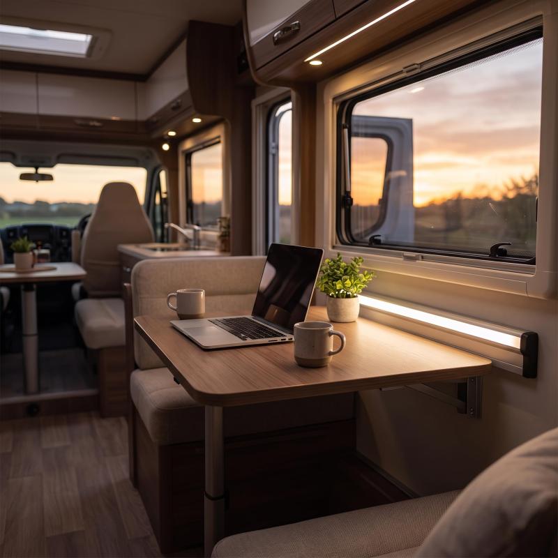 RVテーブルレール 折りたたみテーブル脚 調節可能 RV/キャンピングカー/ボート/ポンツーン/ベースレッグ用アクセサリー vision-stores-10614828 ビジョンストア サンプル画像3