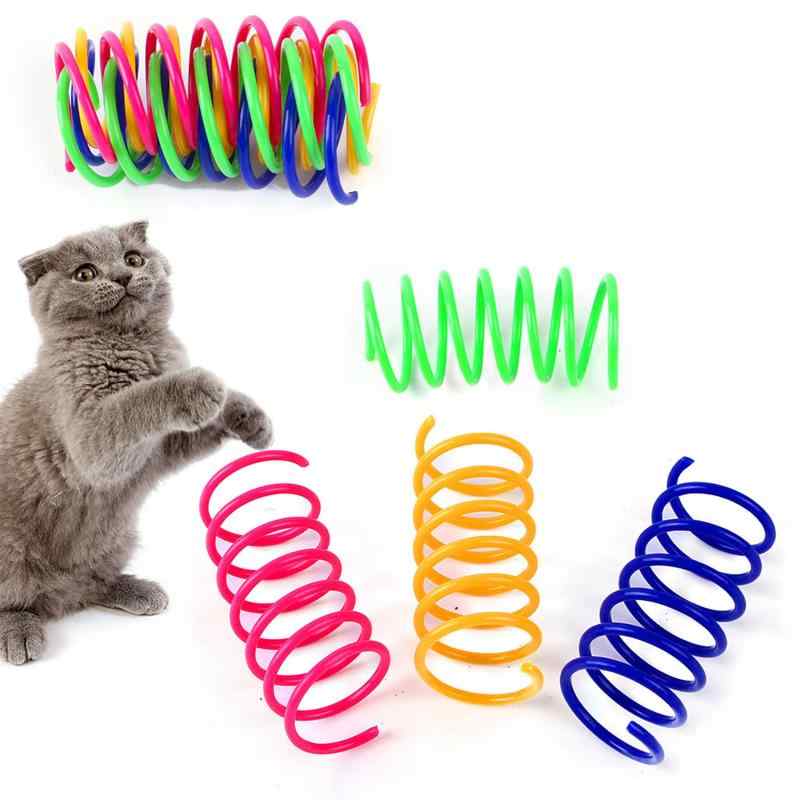 LeTradeJP 猫おもちゃ スプリング 20個入り 4色 猫じゃらし 猫 ばね…