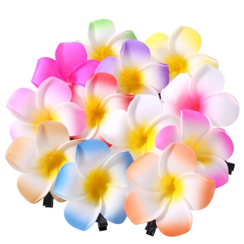 Frcolor お花 ヘアピン ヘアクリップ 花 プルメリア花 ヘアアクセサリー ヘアクリップ ハワイ 髪飾り ヘッドドレス 6cm 12色 24個セット❀カラー：12色混合。 - 材質：EVA。 - サイズ：6cm 。 - パッケージの内容：24個セット。❀シンプルですが華やかさを引き立てできます。複数まとめて使用すると豪華感が演出します。❀熱帯のプルメリア花のデザインはとても可愛い。子供、大人年齢問わず全ての女性使用できますの花ピン。❀ウエディングブーケや各種インテリア、手芸などにピッタリ。ラダンス衣装、浴衣やドレスなど、イメージに合わせてお使いください。❀平日も使用できるのデザイン、派手すぎるの感じがない。結婚式、パーティーやデートな場面に最適。【品質】ご購入して、当製品にが生じた場合は、お気軽にご連絡頂きますようお願い申し上げます。