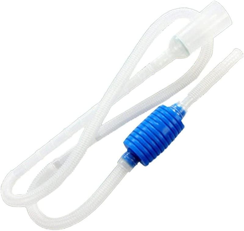 Lukeyarm 水ポンプ 水槽清掃ハンドポンプ 手動プラスチックポンプ 1.7m